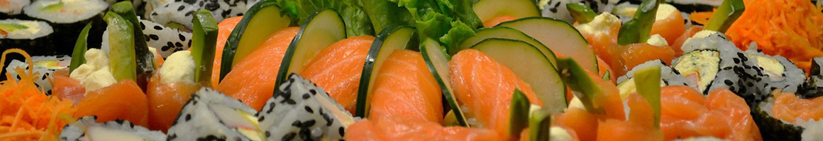 Eating Asian Fusion Sushi at Cafe Asia restaurant in Roanoke, VA.